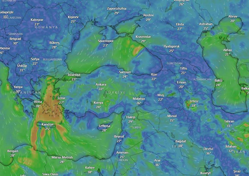 Meteoroloji’den Marmara ve Ege'de kuvvetli rüzgar uyarısı - Resim: 12